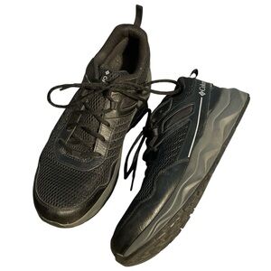 Columbia Men's Plateau Ortholite waterproof Black/Gray hiking Shoes